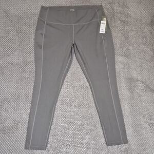 32 Degrees Leggings Women High Waist Full Length XXL Gray Fitness Active Cool